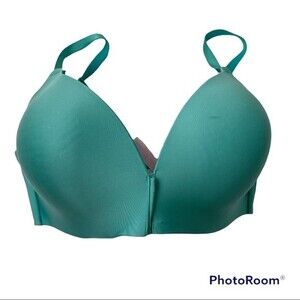 🥑5/$25 Victoria's Secret Pink Lightly Lined Wireless Bra 34DD turquoise